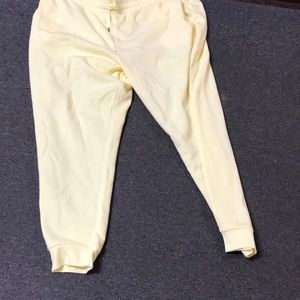 Yellow old navy sweatpants